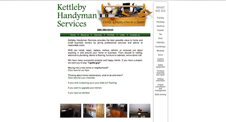 Kettleby Handyman site